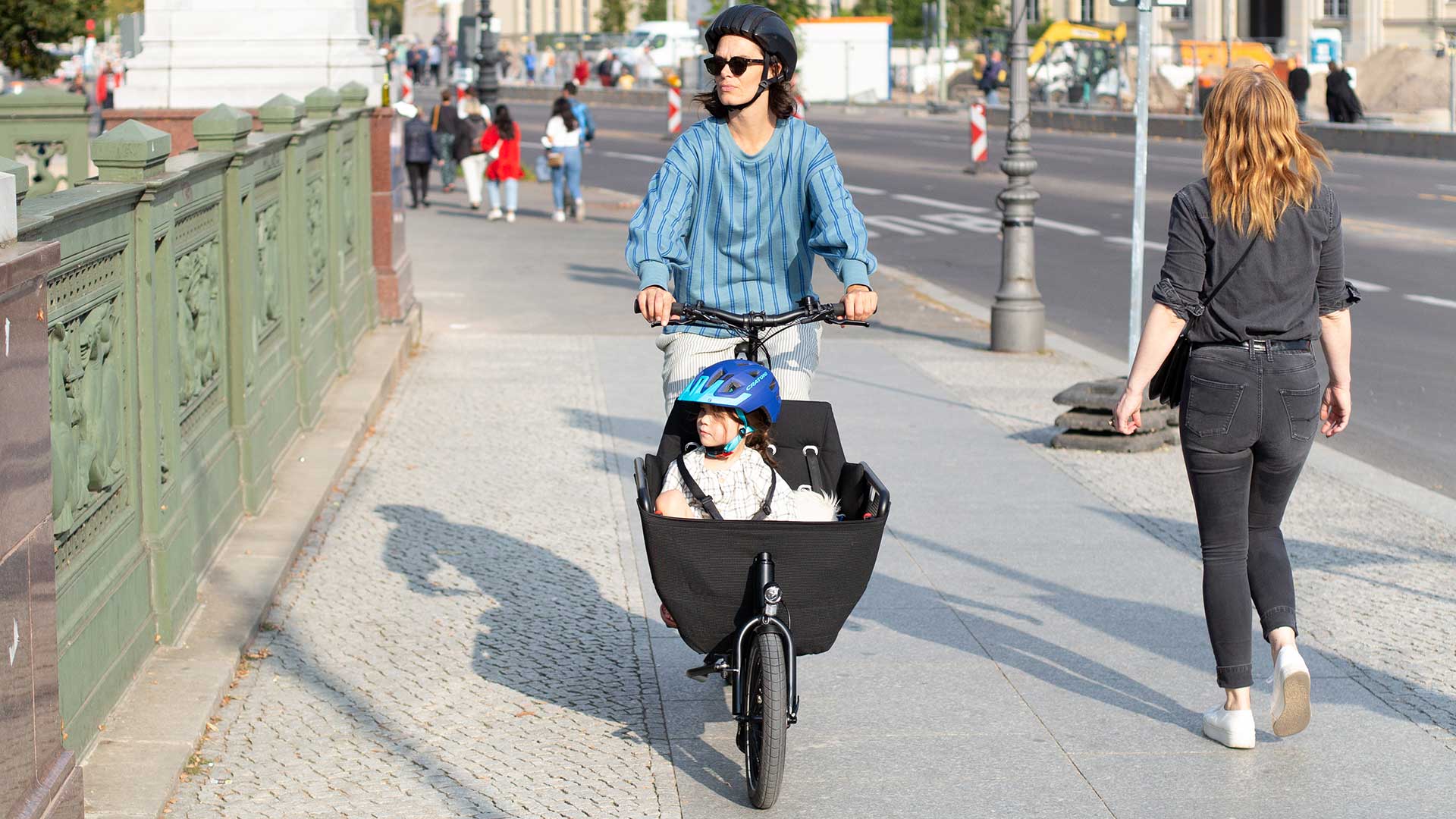 Kindertransport mit dem Lastenrad